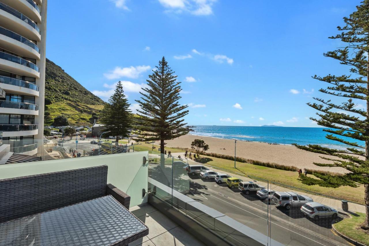 Pavilion Beachfront Apartments Mount Maunganui Bagian luar foto